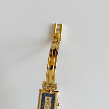 Givenchy 1990s Gold Plated Bangle Watch