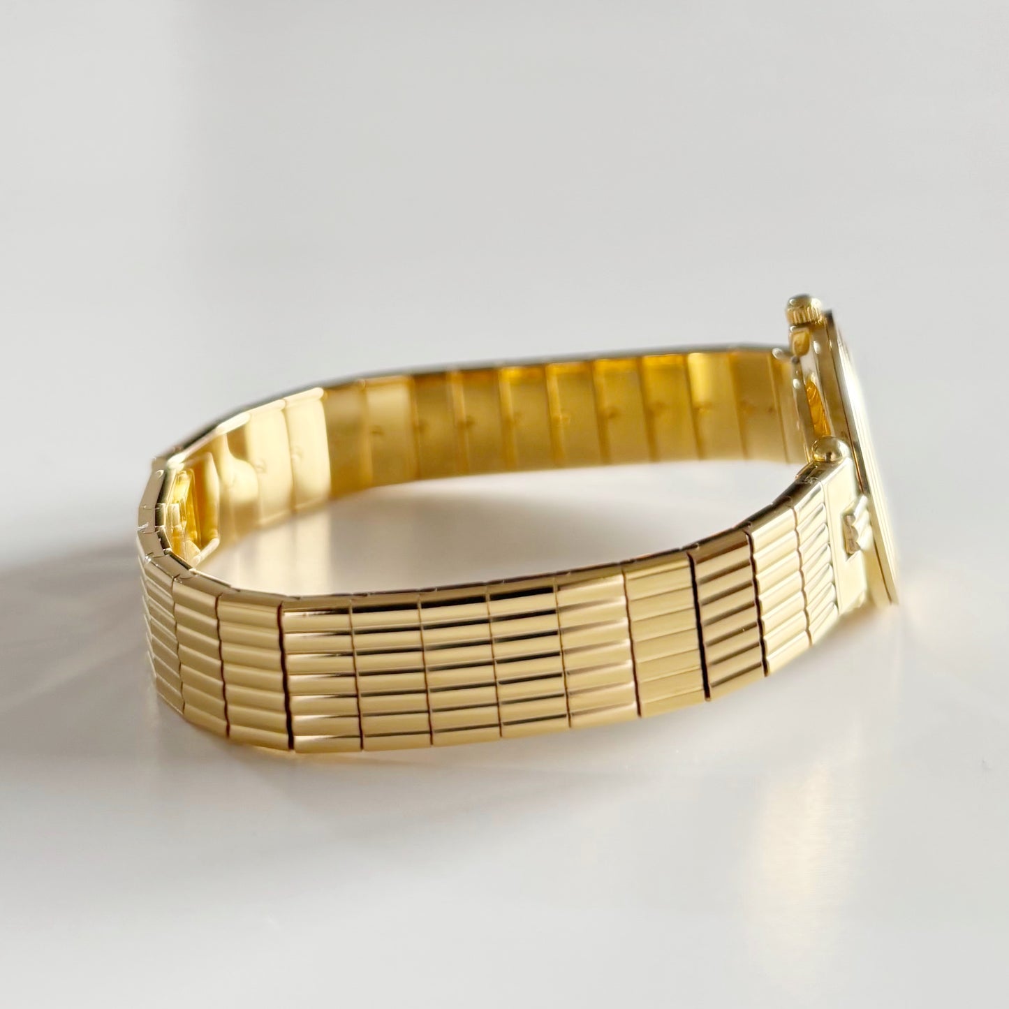 Dior 1990s Round Dial Gold Plated Watch