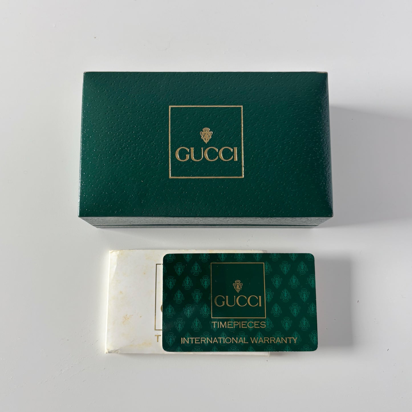 Gucci 1990s Interchangeable Bezel Gold Plated Bangle Watch with 12 bezels, case (Small)