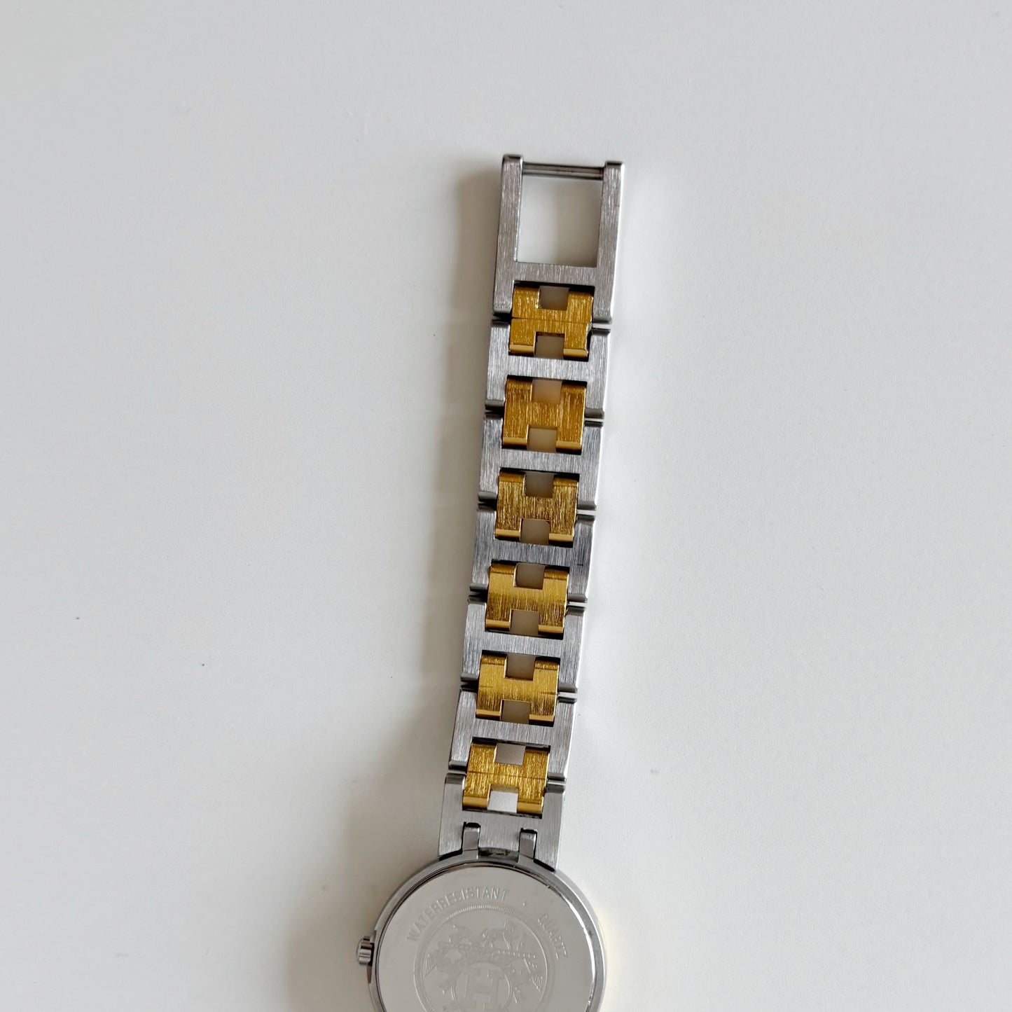 Hermes 1990s Windsor Two Tone Watch