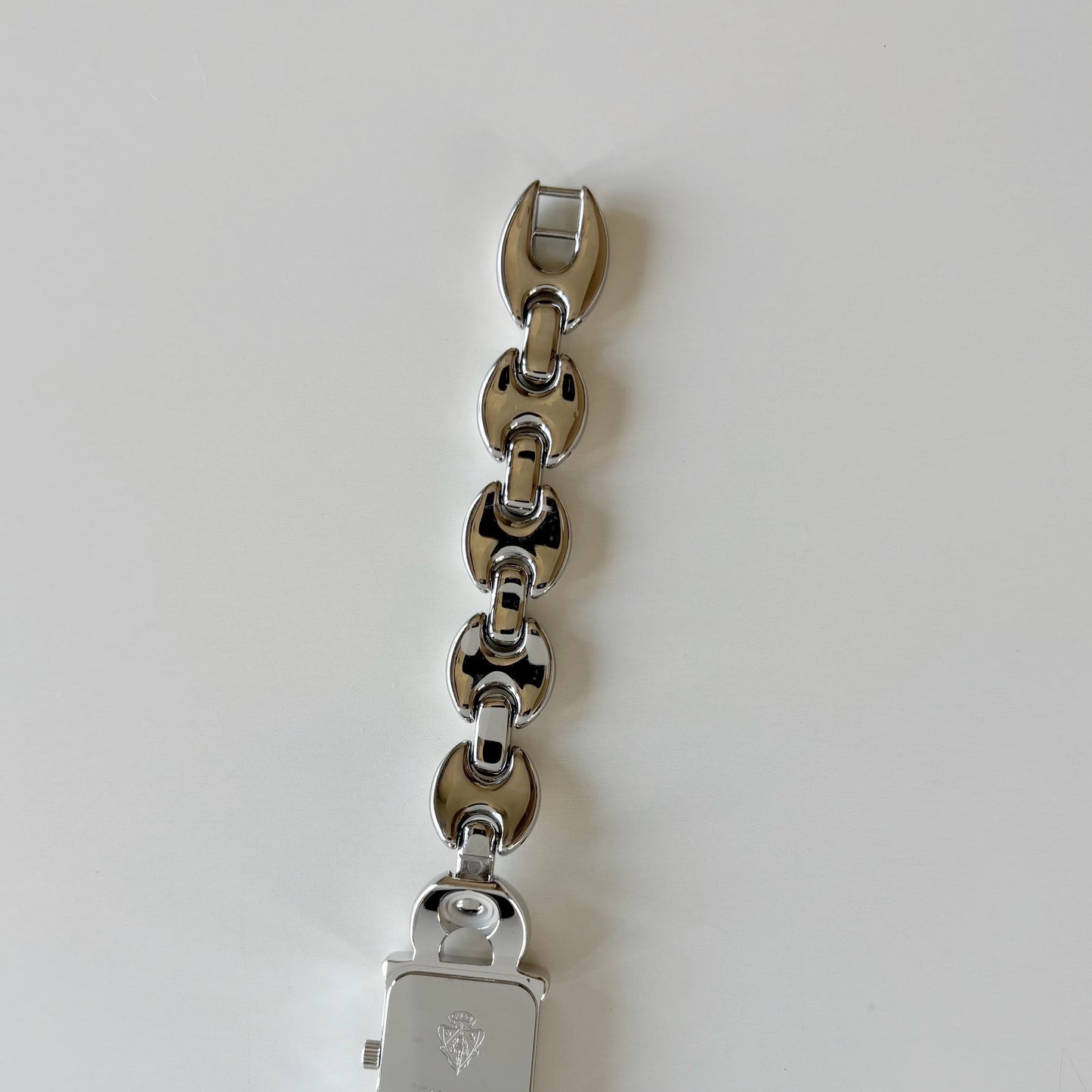 Gucci 1990s Interchangeable Strap Silver Watch with 3 straps, case