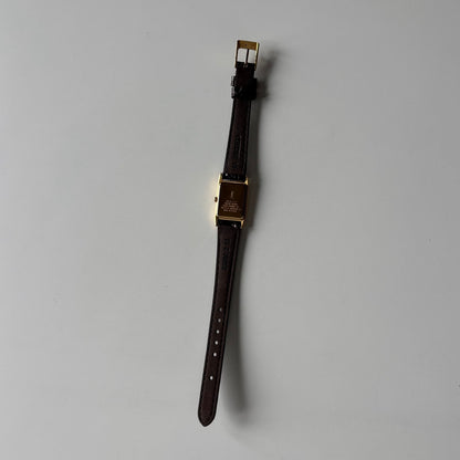 Yves Saint Laurent 1990s Tank Gold Plated Watch