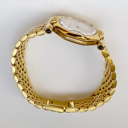 Dior 1990s Octagon Gold Plated Watch