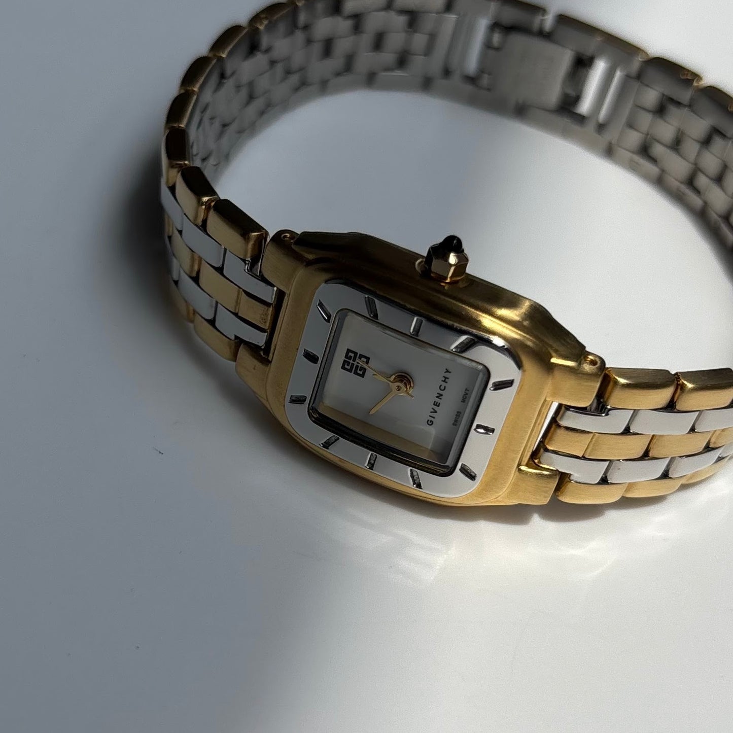 Givenchy 1990s Two Tone Gold Plated Watch
