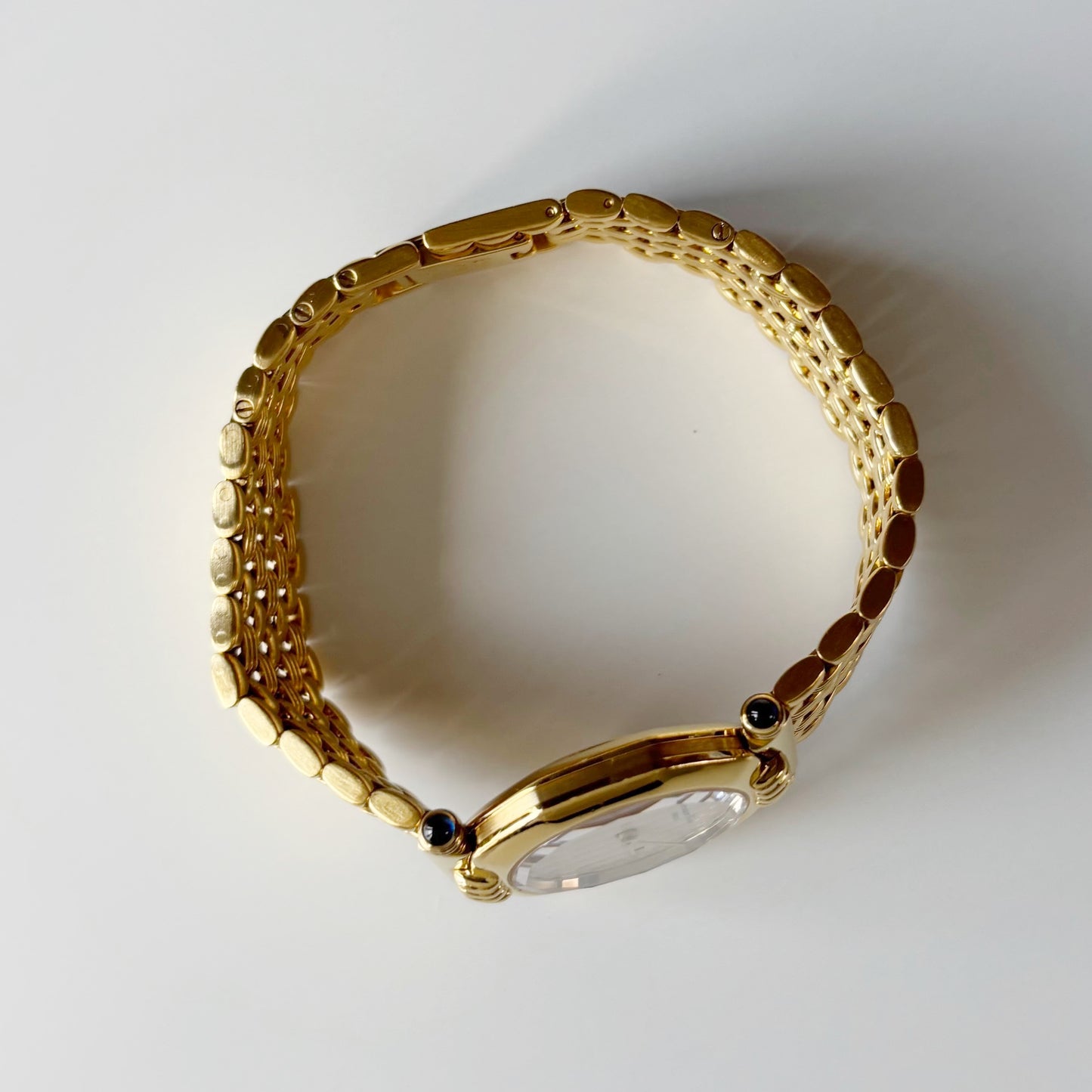 Dior 1990s CD Logo Octagon Gold Plated Watch