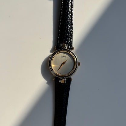 Gucci 1990 Round Dial Two Tone Watch