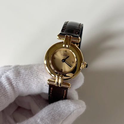 Cartier 1990s Must de Colisee Sunray Watch (SM)