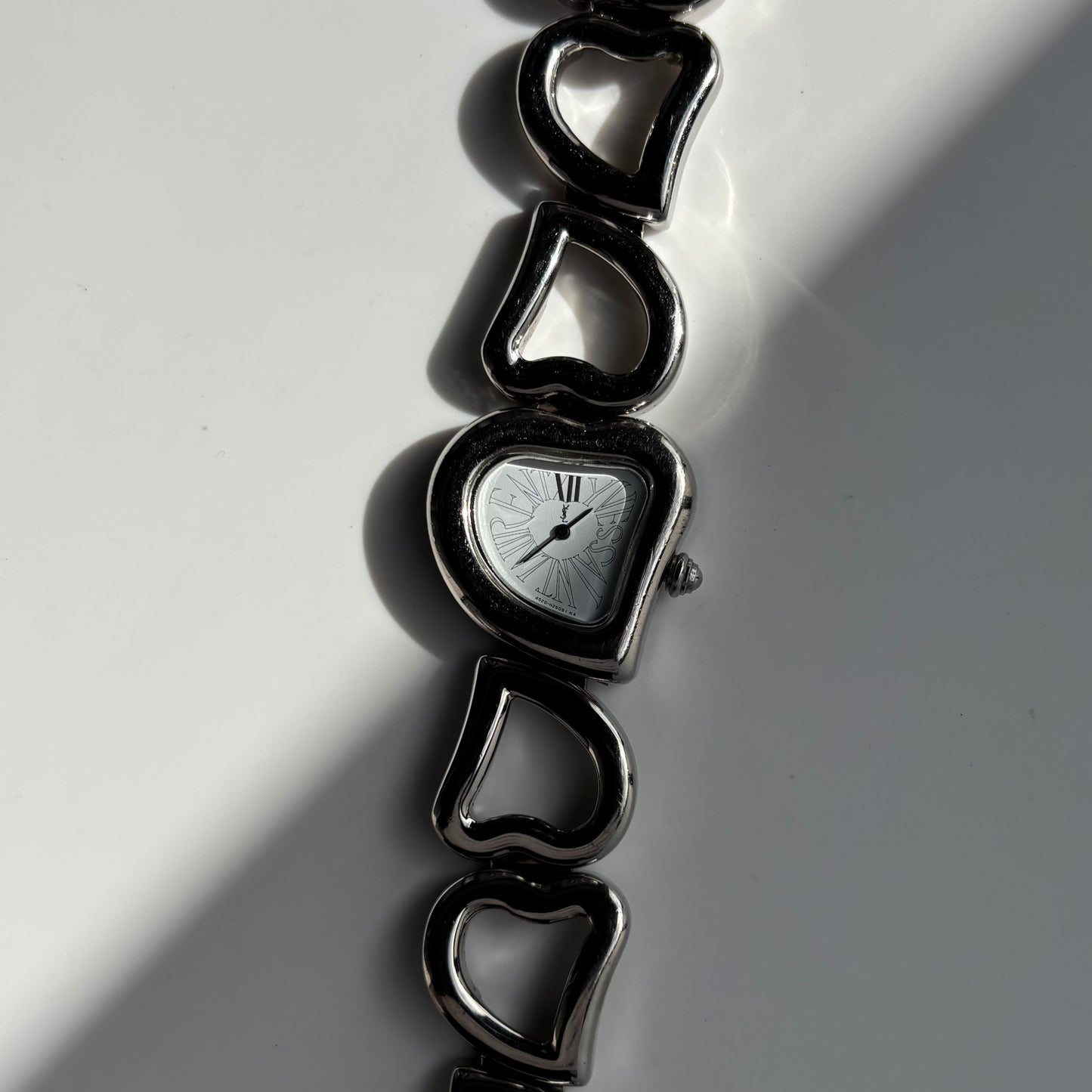 Yves Saint Laurent 1990s Heart shaped Watch