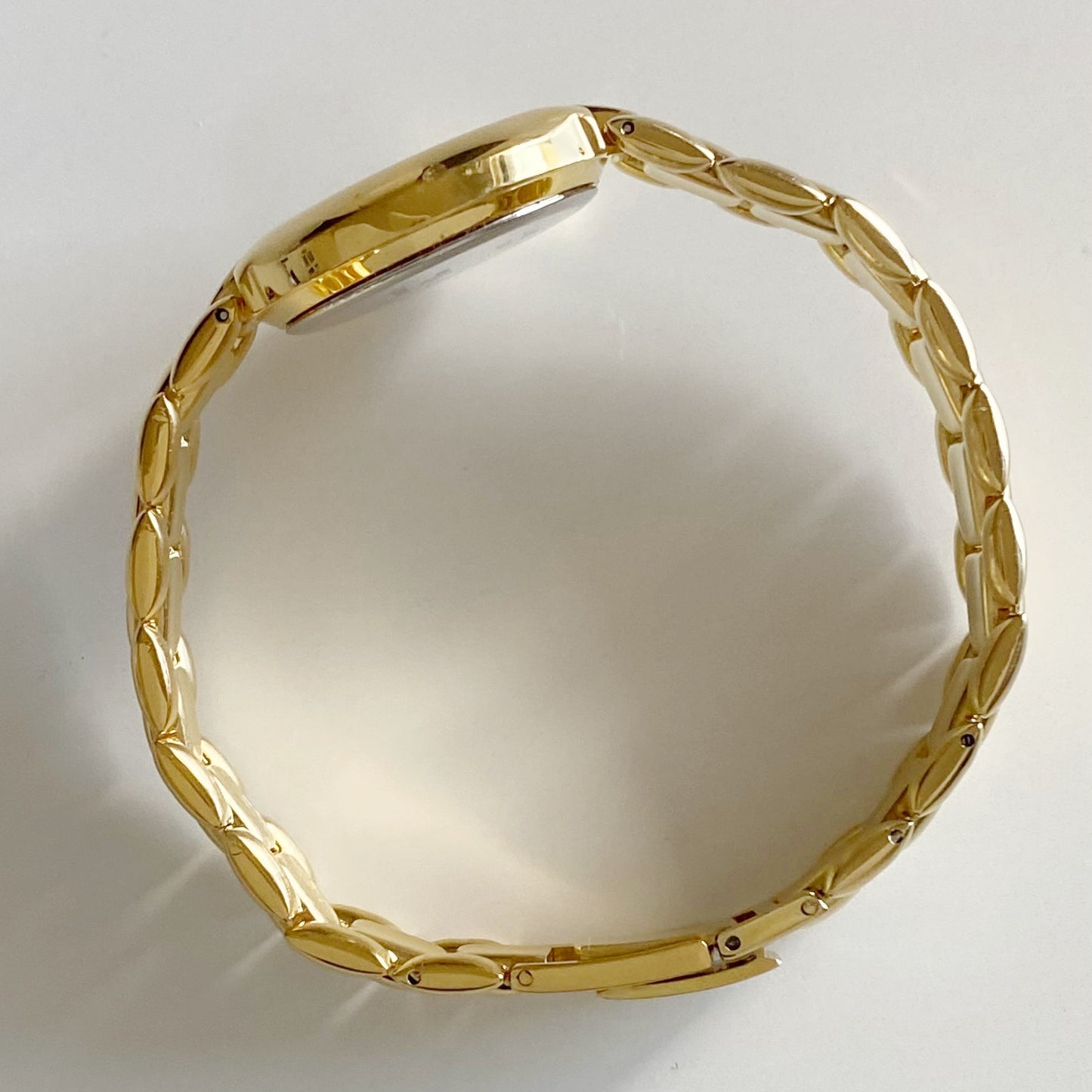 Dior 1990s Round Dial Gold Plated Watch