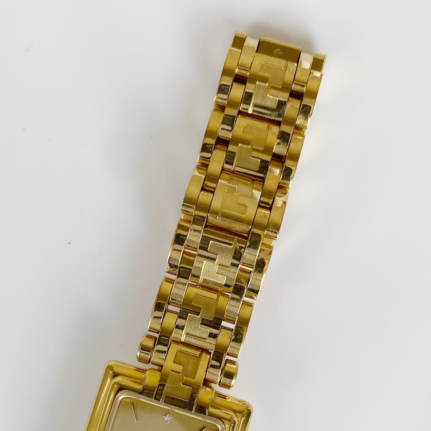 Fendi 1990s Gold Plated Watch Limited Edition (only 2,500 pieces made)