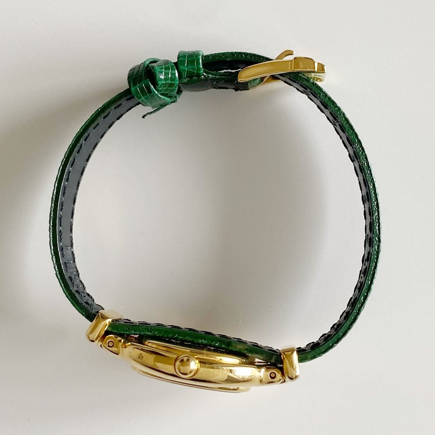 Fendi 1990s Interchangeable Belt Gold Plated Watch with 5 straps, case