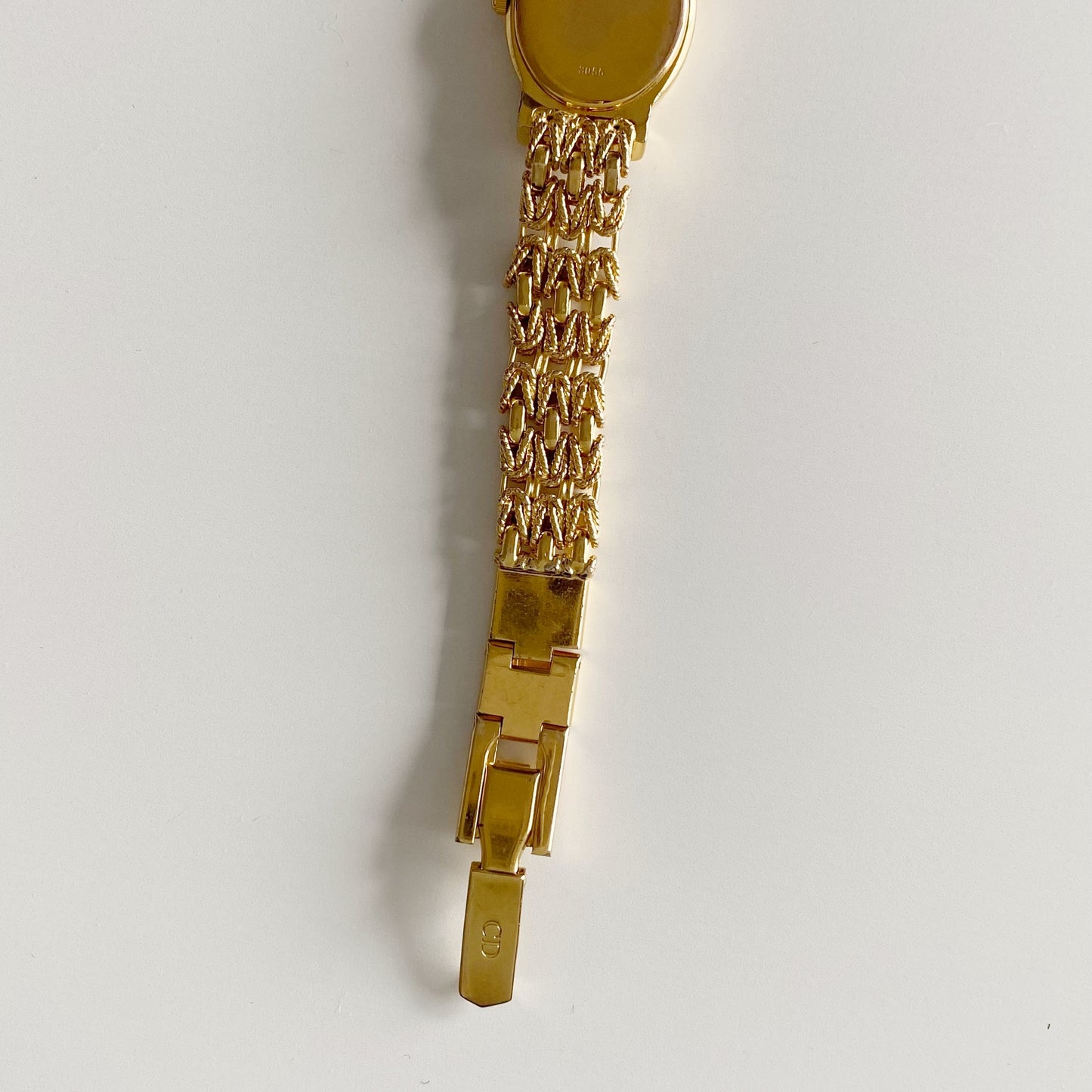 Dior 1990s Gold Plated Watch