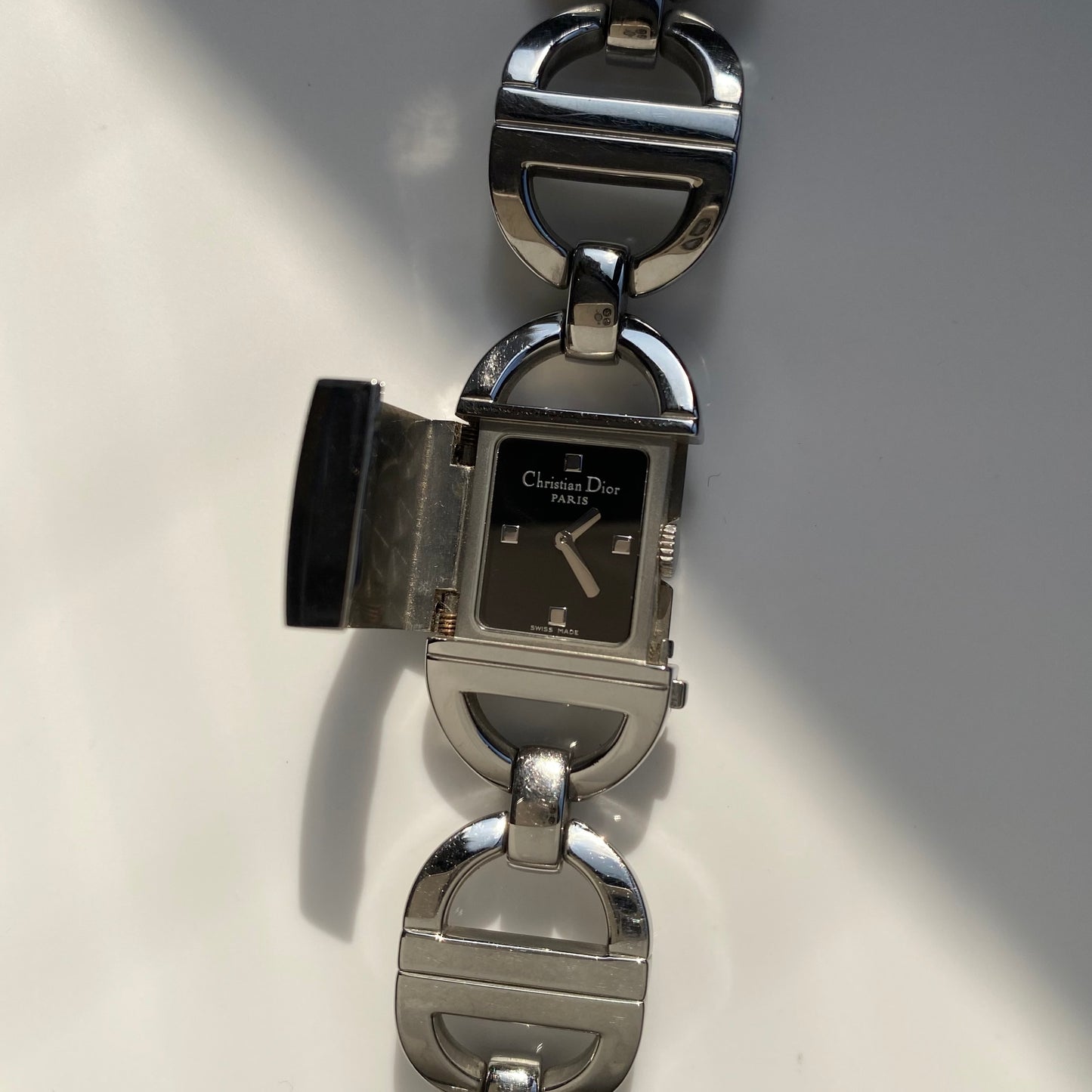 Dior Early 2000s Pandior Stainless steel Watch