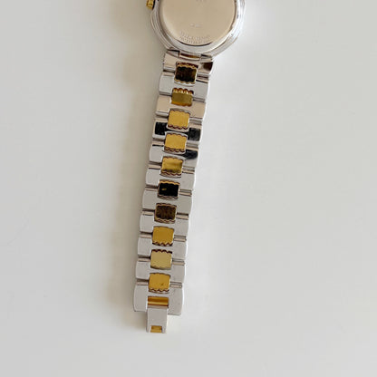 Dior 1990s Octagon Two Tone Watch