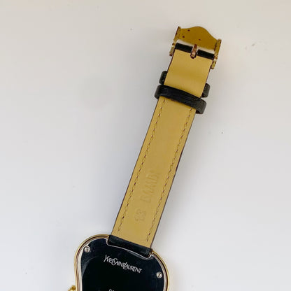 Yves Saint Laurent 1990s Heart Shaped Watch