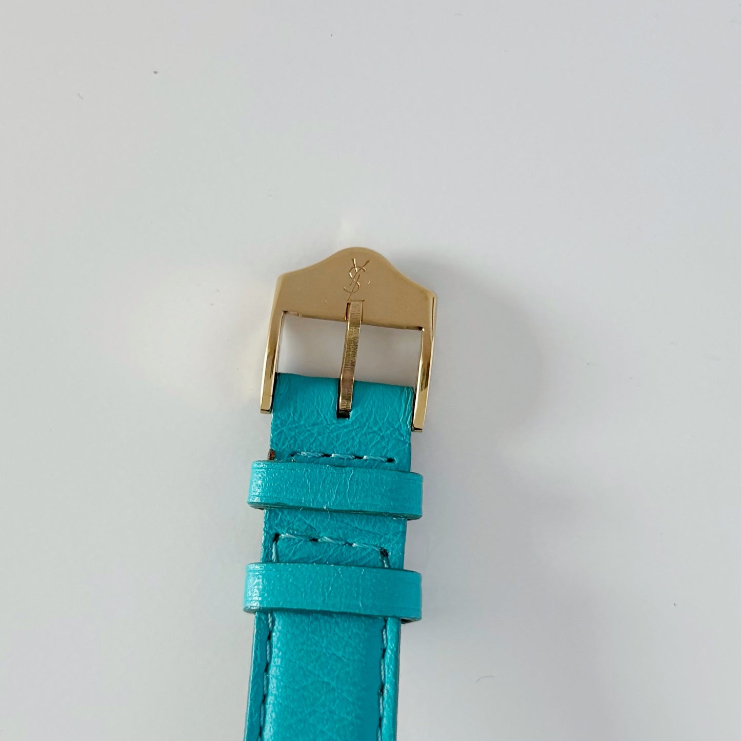 Yves Saint Laurent 1990s Hear Shaped Gold Plated Watch