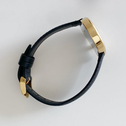 Yves Saint Laurent 1990s Heart Shaped Dial Gold Plated Watch
