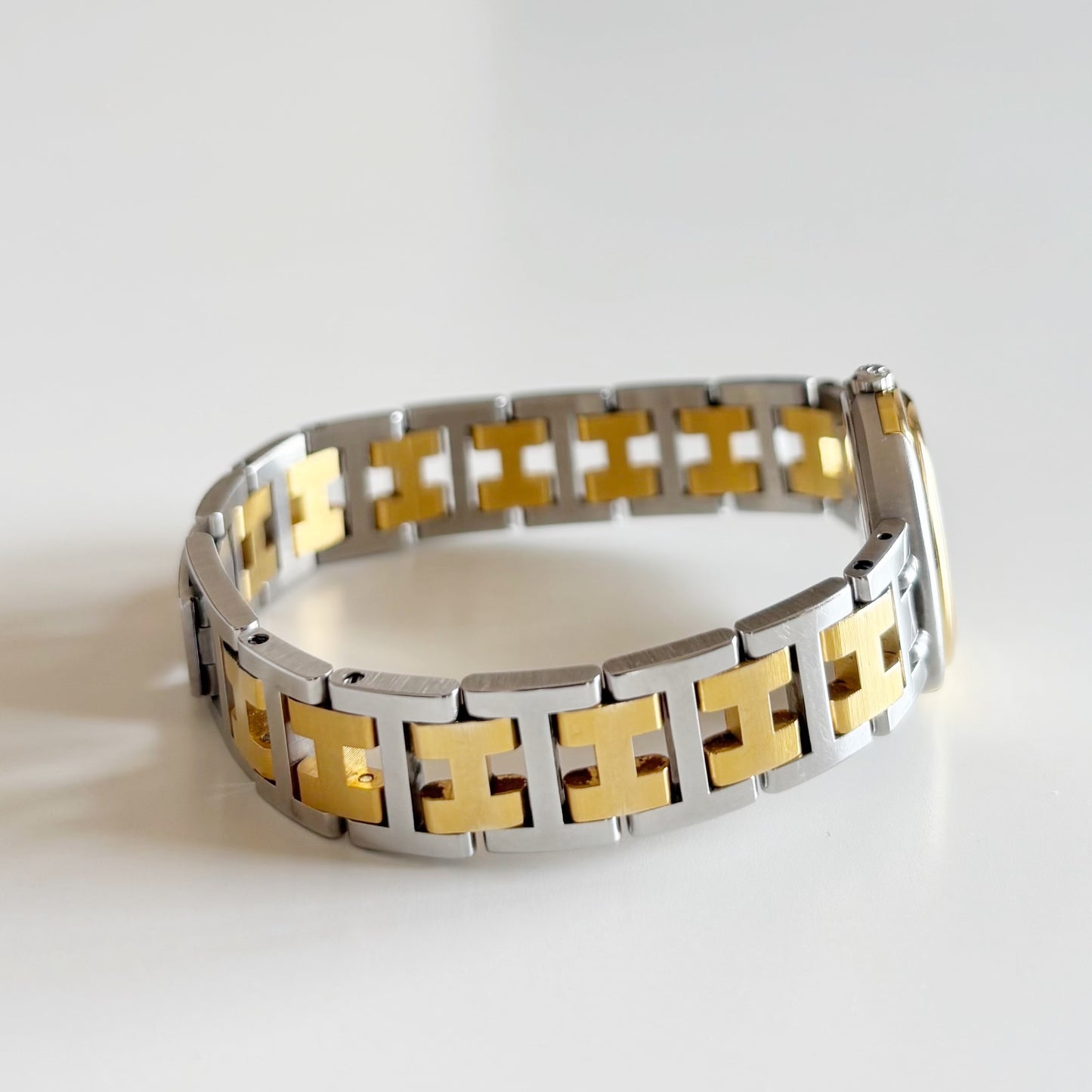 Hermes 1990s Windsor Two Tone Watch