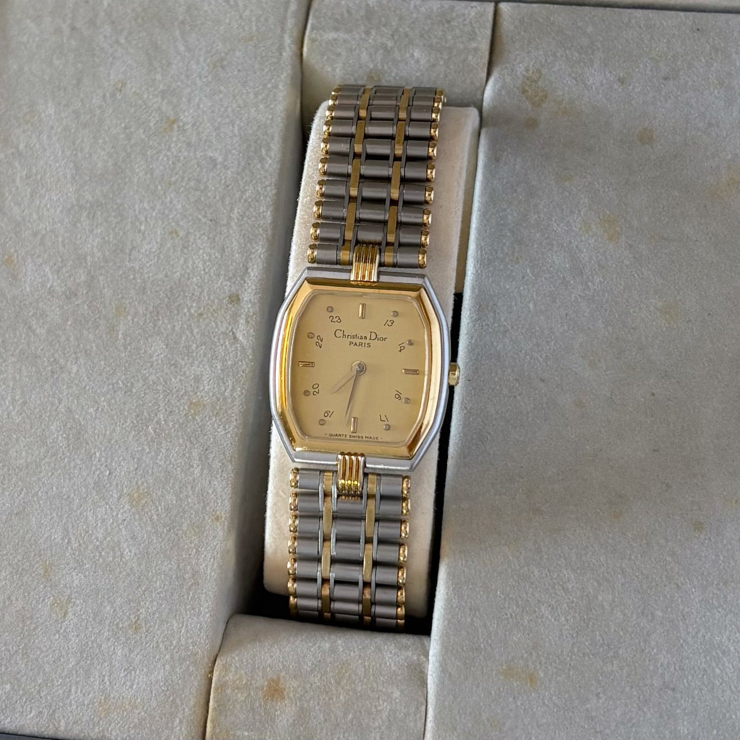 Dior 1990s Two Tone Watch