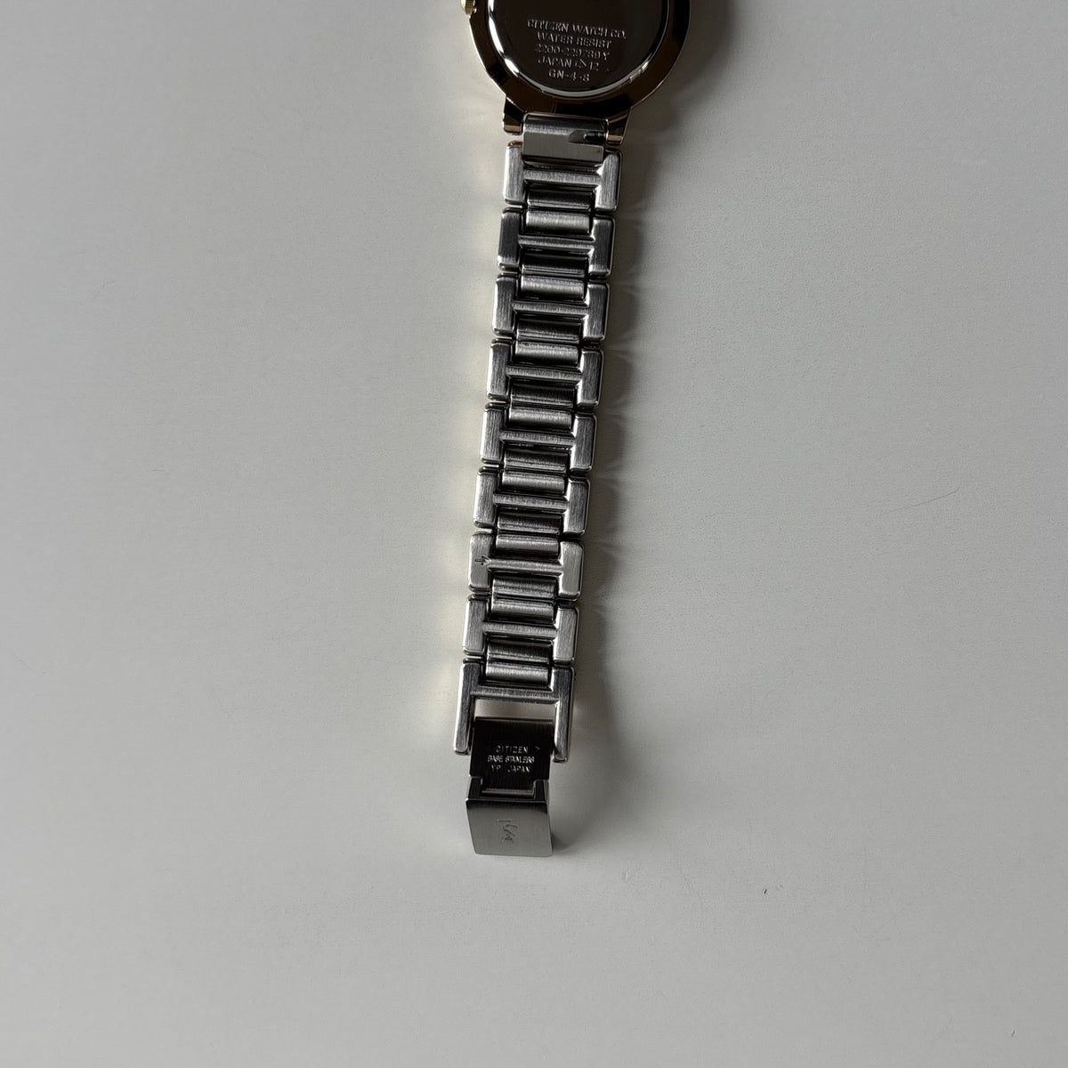 Yves Saint Laurent 1990s Cream Round Dial Two-Tone Gold-Plated Watch