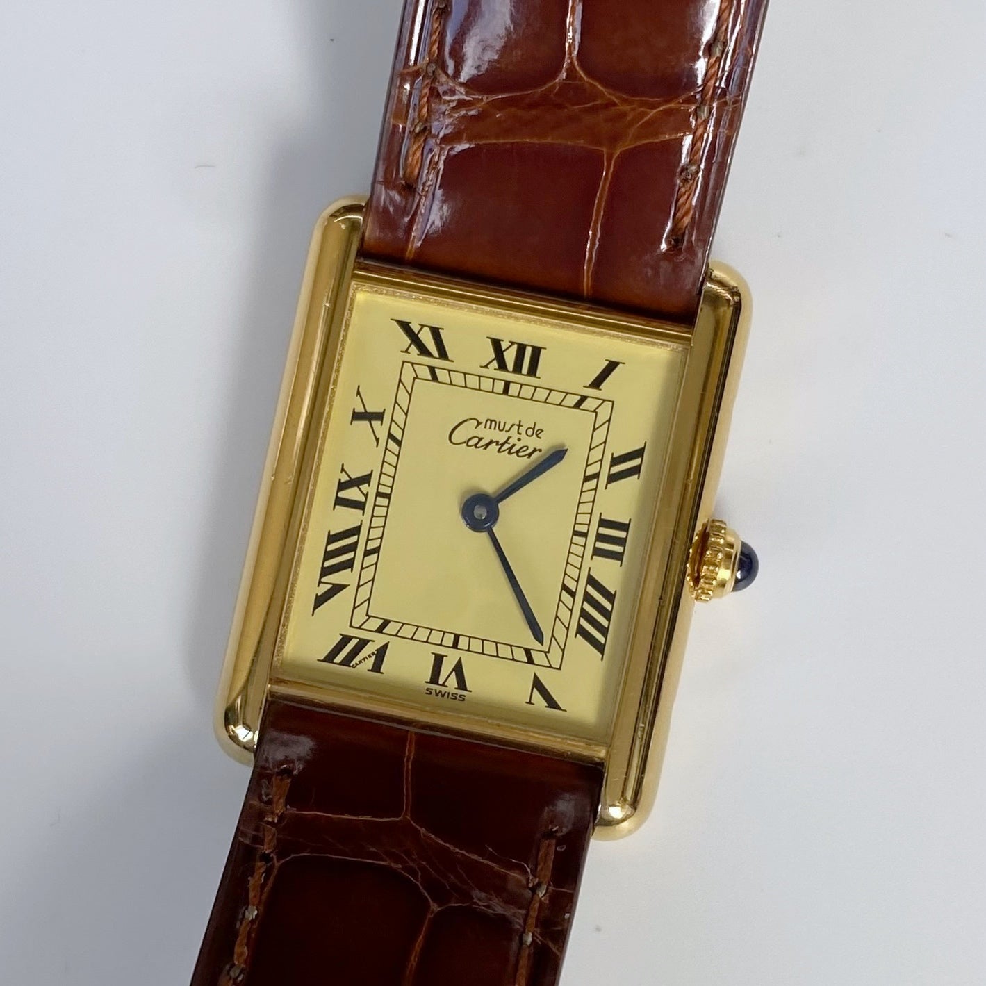 Cartier 1990s Must de Tank Watch (LM)