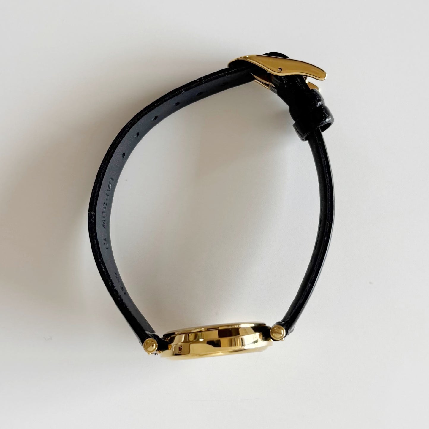 Dior 1990s Round Dial Gold Plated Watch