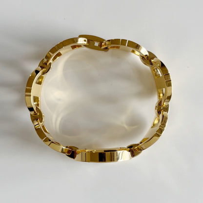 Dior Early 2000s Malice Mirror Dial Gold Plated Watch