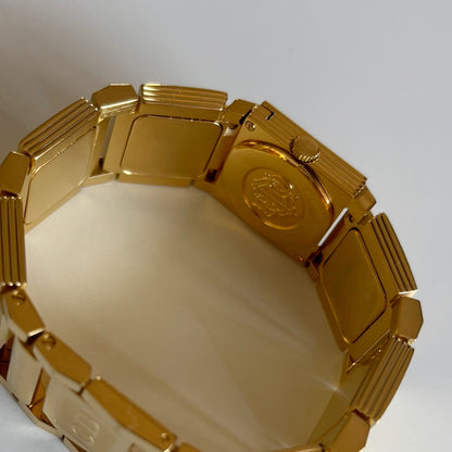 Dior 1990s La Parisienne Interchangeable Strap Gold Plated Watch