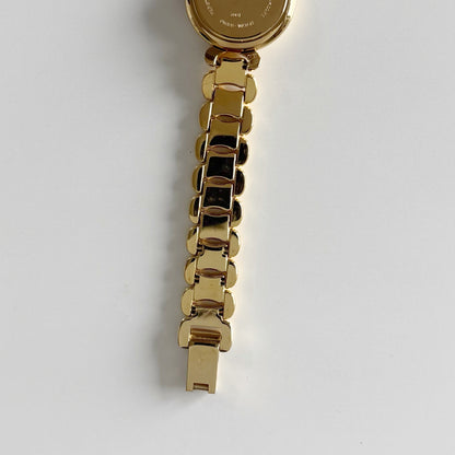 Fendi 1990s Seashell Dial Gold Plated Watch