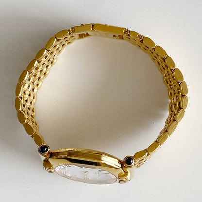 Dior 1990s Octagon Gold Plated Watch
