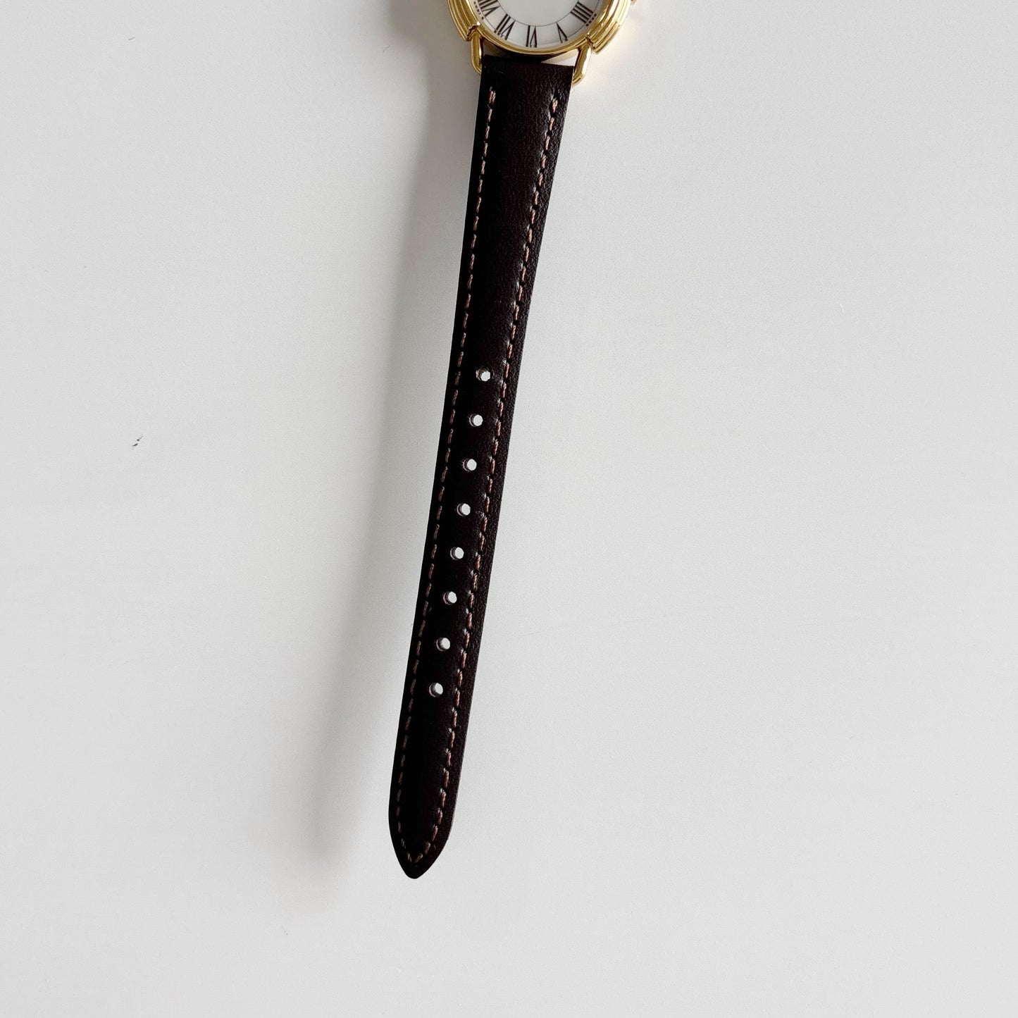 Dior 1990s Seashell Dial Gold Plated Watch