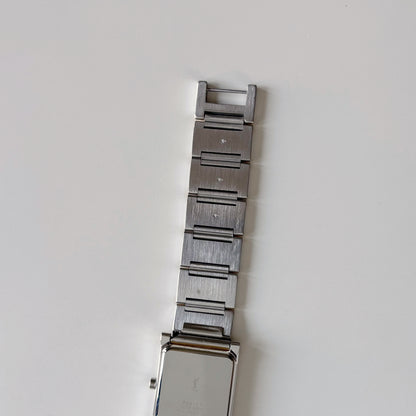 Yves Saint Laurent Square Dial Gold Plated Two Tone Watch