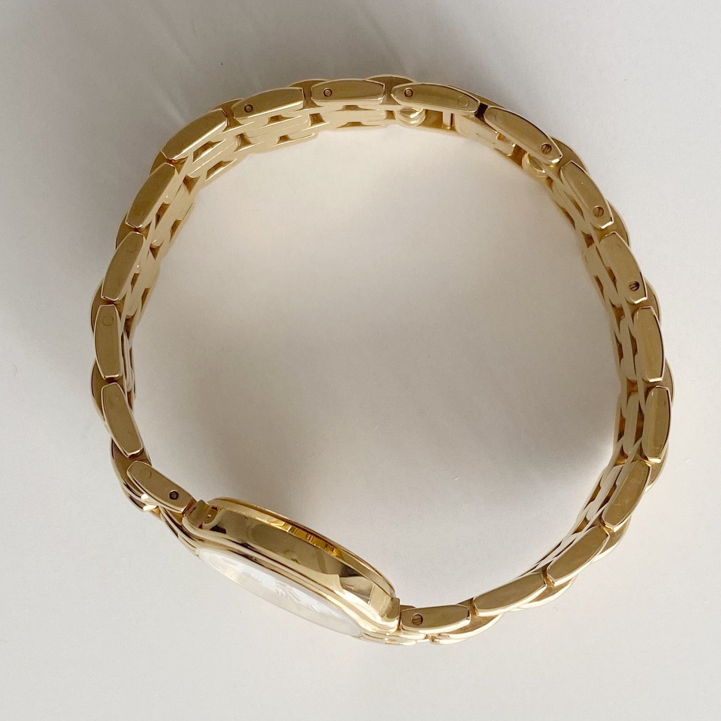 Dior 1990s Round Dial Gold Plated Watch