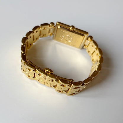 Fendi 1990s Tank Gold Plated Watch Limited Edition (only 2,500 pieces made)
