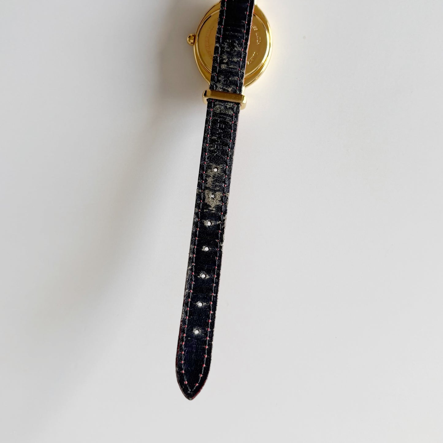 Fendi 1990s Interchangeable Belt Gold Plated Watch with 5 straps, case