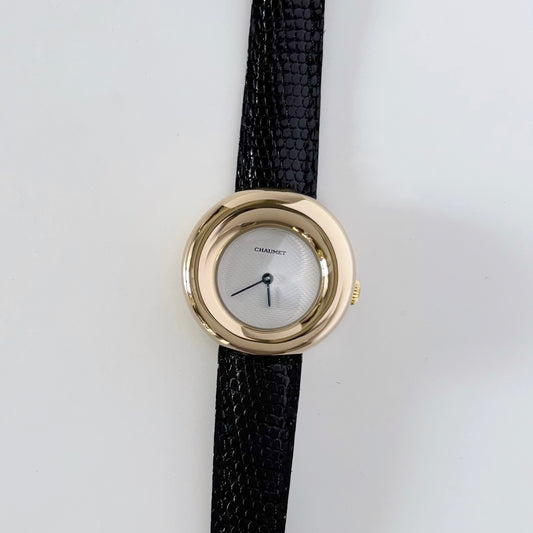 Chaumet 1980s 18K solid gold watch
