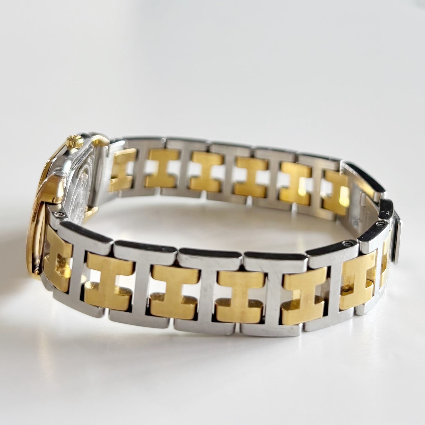 Hermes 1990s Rallye Two Tone Watch