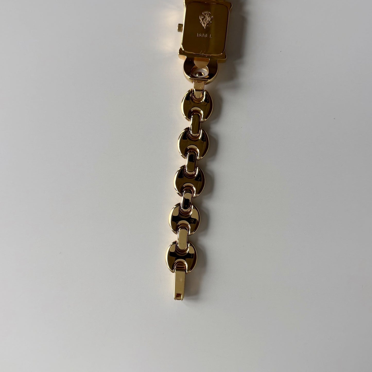 Gucci 1990s Interchangeable Strap Gold Plated Watch with 3 straps, case
