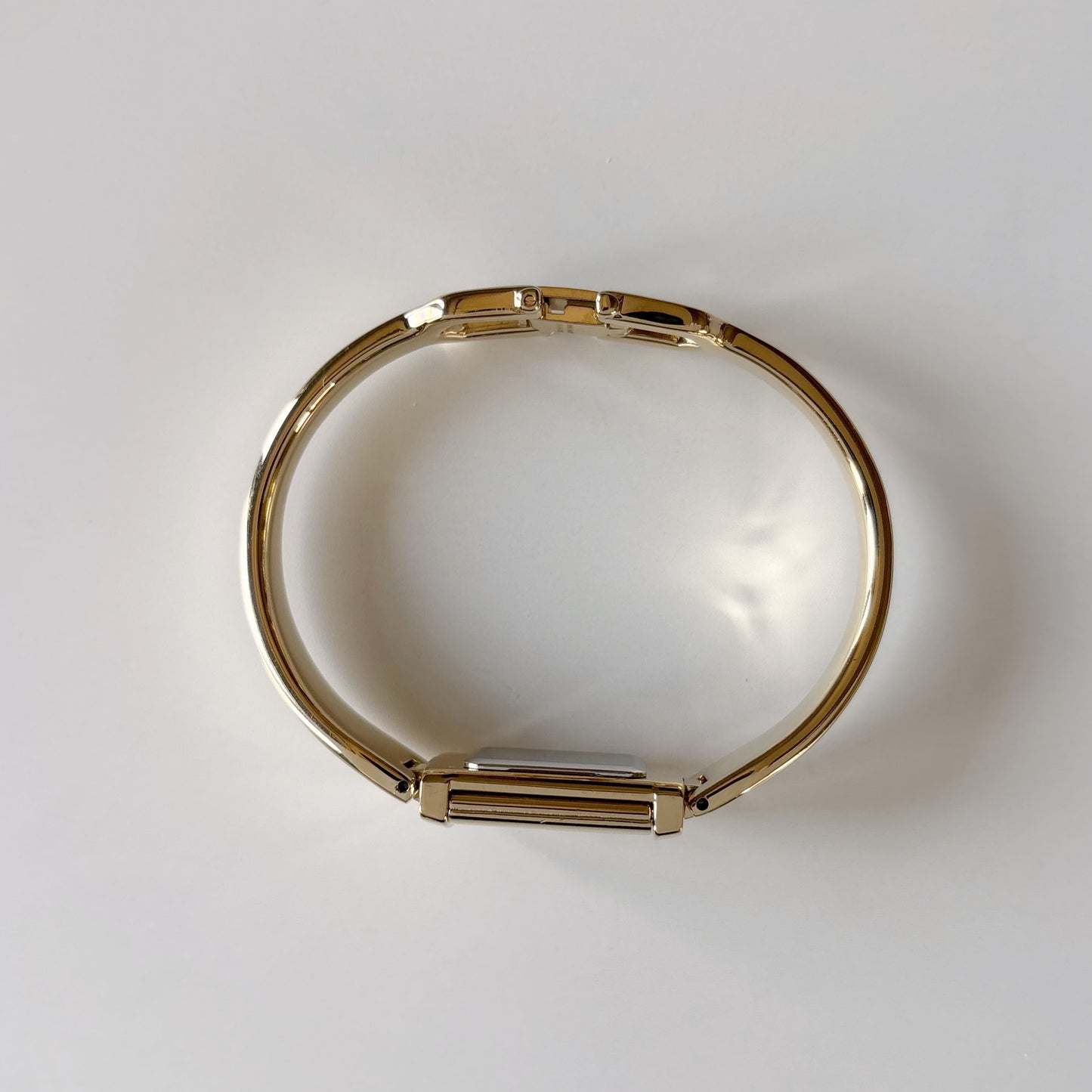 Yves Saint Laurent 1990s Peek a boo Gold Plated Bangle Watch