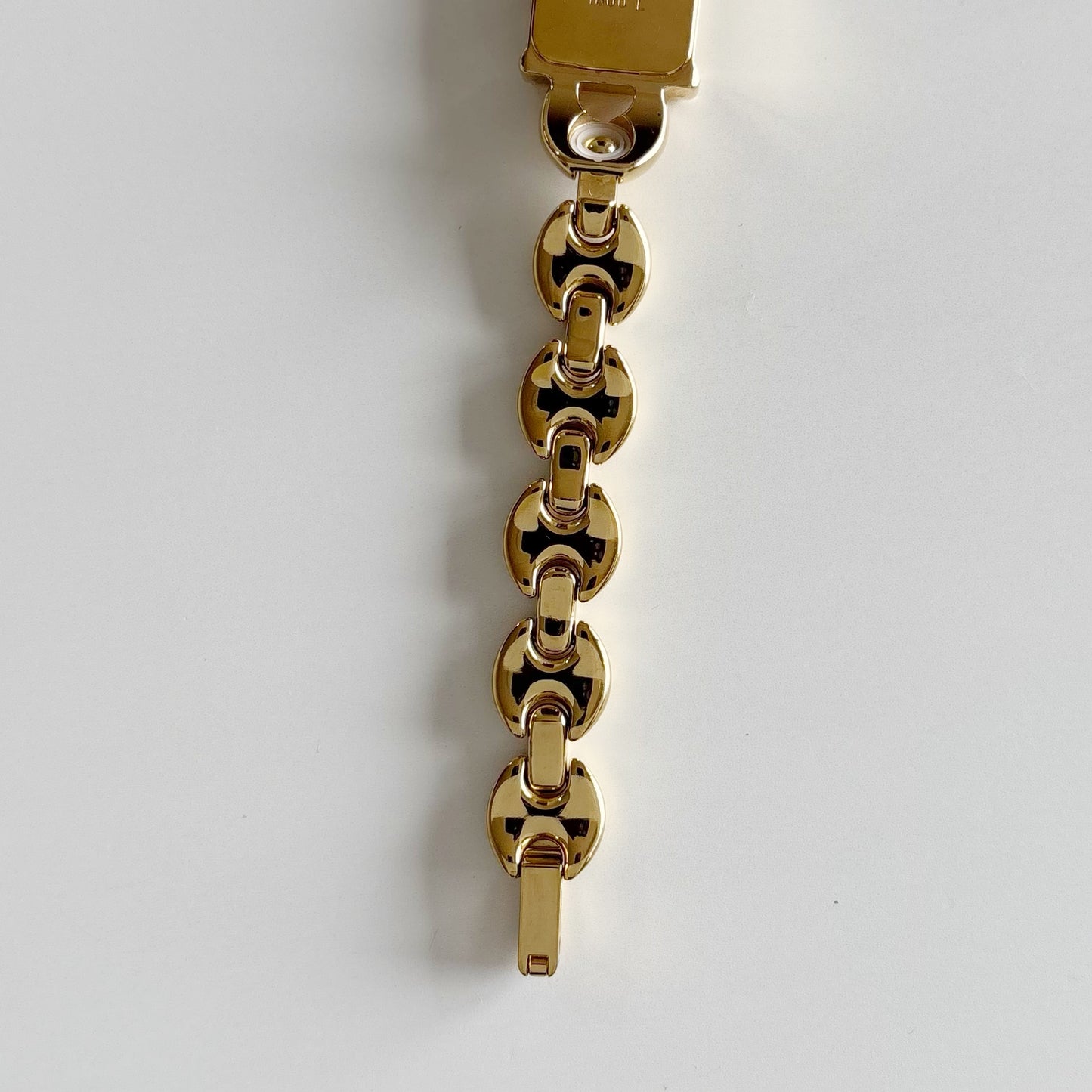 Gucci 1990s Interchangeable Strap Gold Plated Watch with 3 straps, case