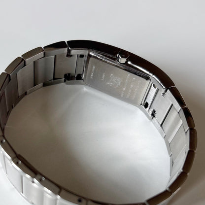 Burberry 1990s Tank Silver Watch