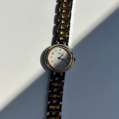 Hermes 1990s Windsor Two Tone Watch