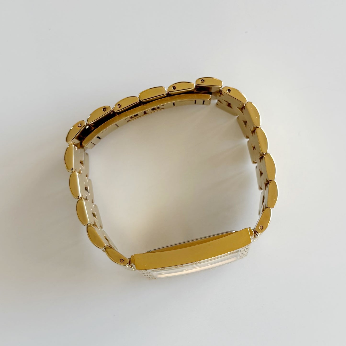 Givenchy 1990s Tank Gold Plated Watch (Large)