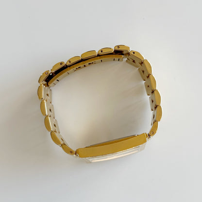 Givenchy 1990s Tank Gold Plated Watch (Large)