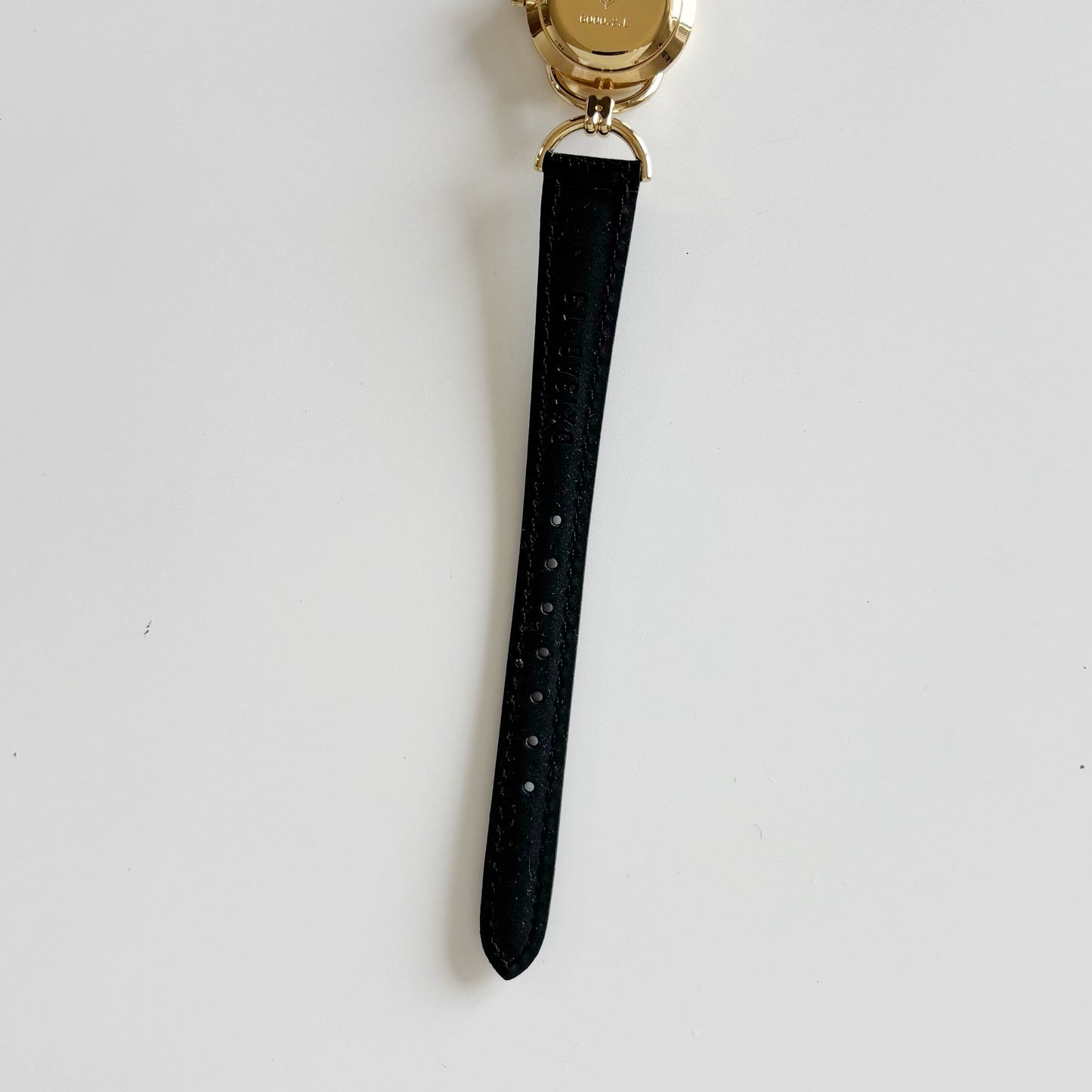 Gucci 1990s Seashell Dial Gold Plated Horsebit Watch