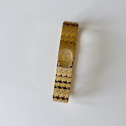 Dior Early 2000s Misss Dior Oval Dial Gold Plated Watch