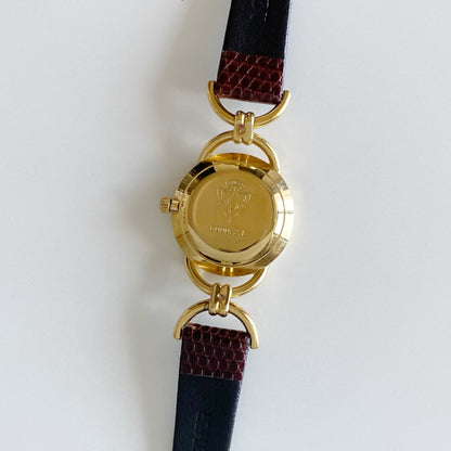 Gucci 1990s Horsebit Gold Plated Watch