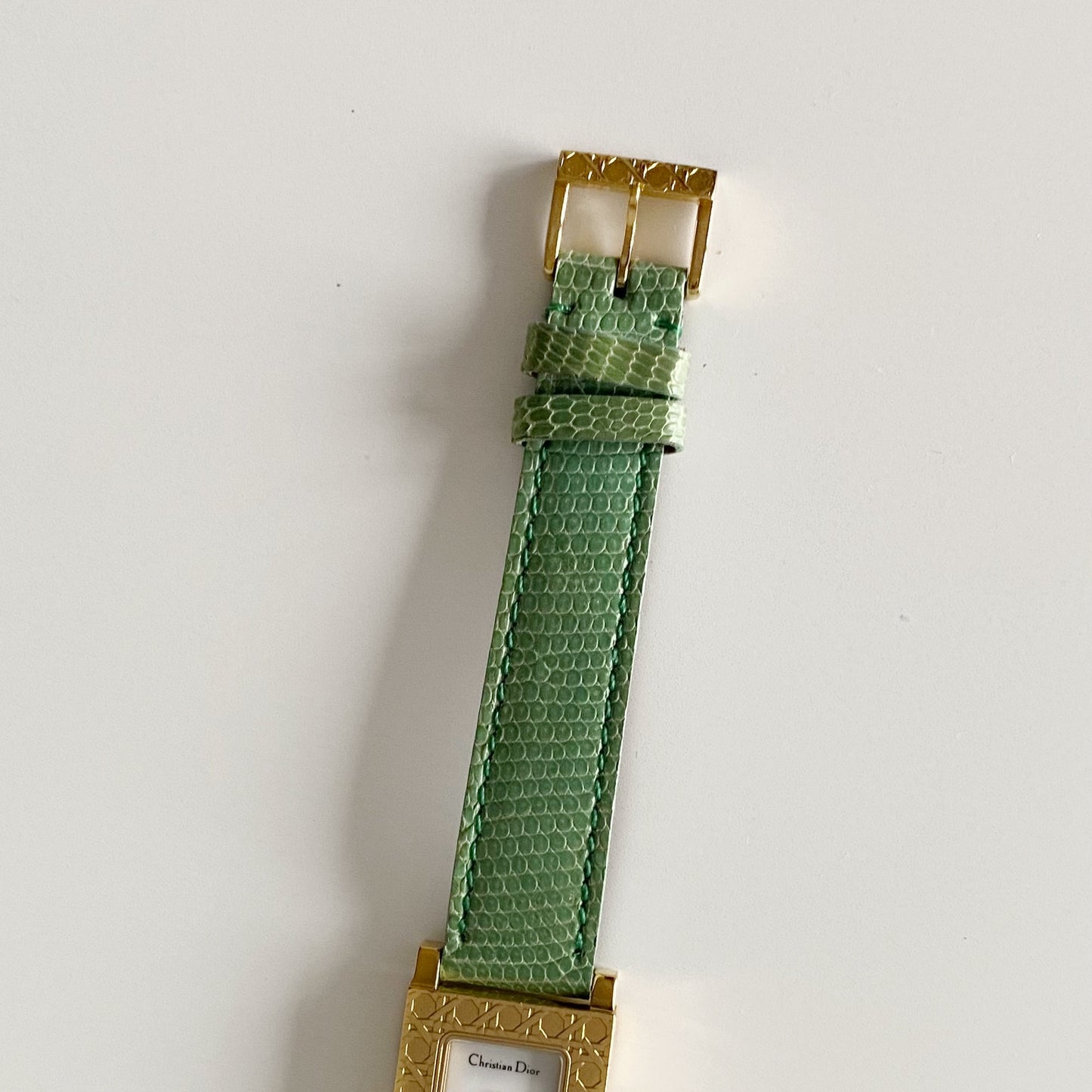 Dior Early 2000s La Parisienne Gold Plated Interchangeable Watch with 3 straps, case