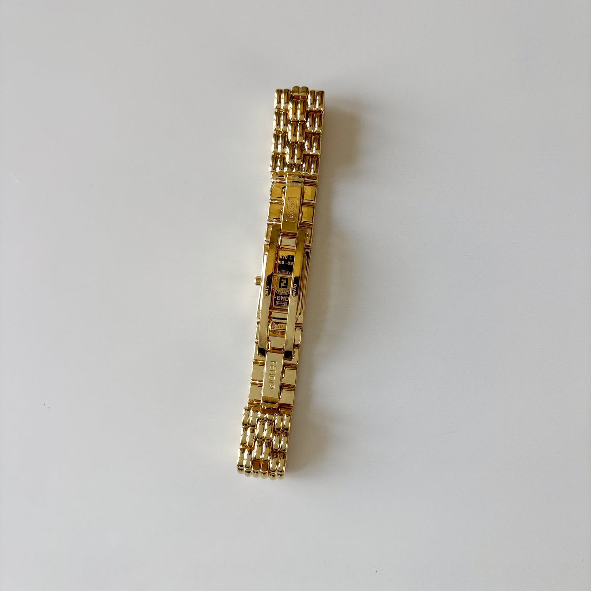 Fendi 1990s Gold Plated Watch