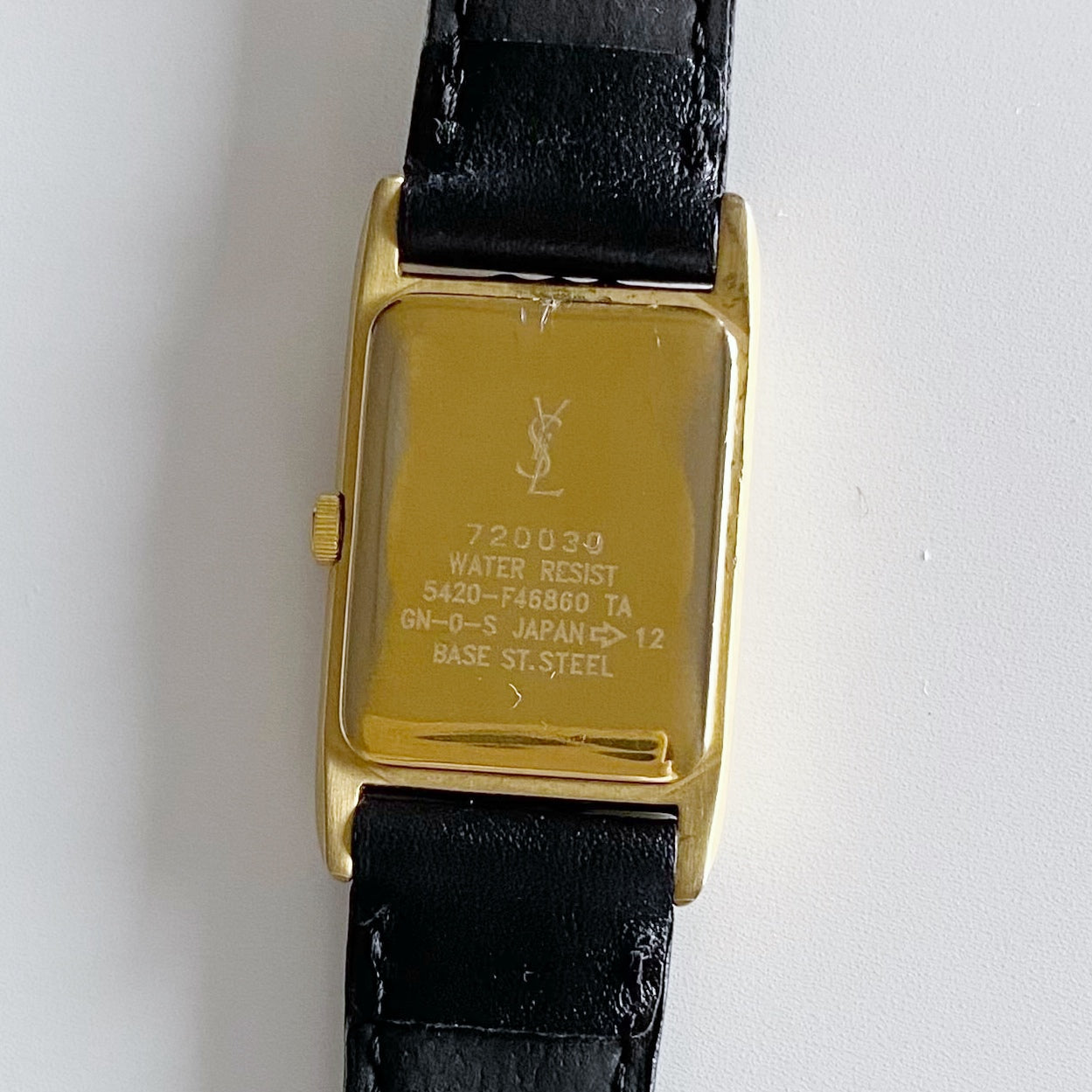 Yves Saint Laurent 1980s Tank Watch